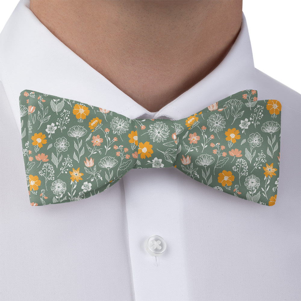 Wildflower Meadow Bow Tie - Bow Tie with Dress Shirt - Knotty Tie Co.