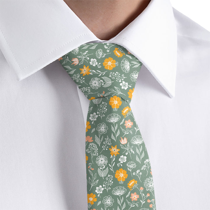 Wildflower Meadow Necktie - Dress Shirt - Knotty Tie Co.