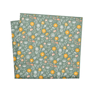 Wildflower Meadow Pocket Square - 12" Square - Knotty Tie Co.