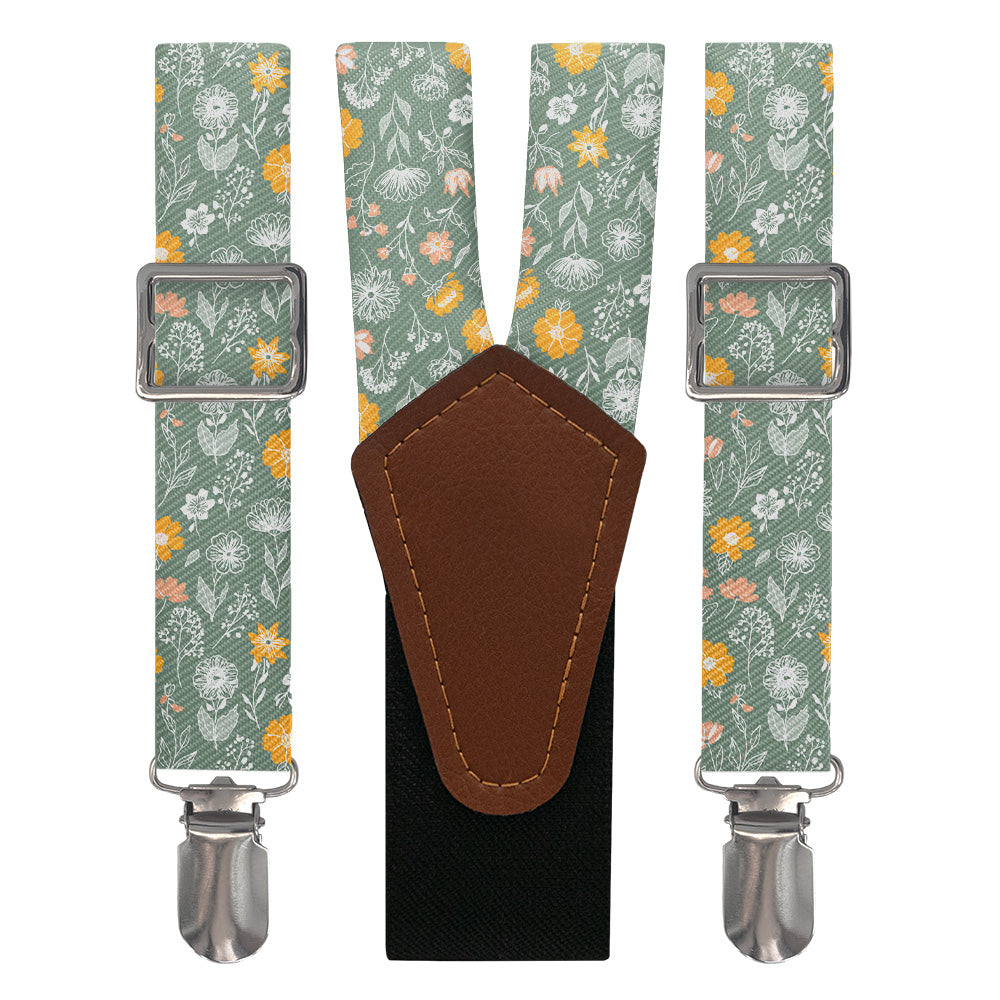 Wildflower Meadow Suspenders - Main View - Knotty Tie Co.