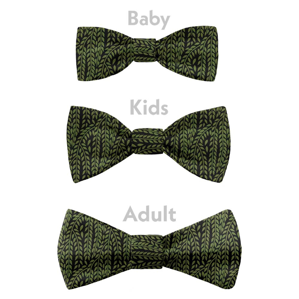 Willow Bow Tie - Bow Sizes - Knotty Tie Co.