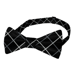 Windowpane Plaid Bow Tie - Adult Pre-Tied 12-22" -  - Knotty Tie Co.