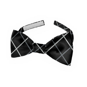 Windowpane Plaid Bow Tie - Kids Pre-Tied 9.5-12.5" -  - Knotty Tie Co.
