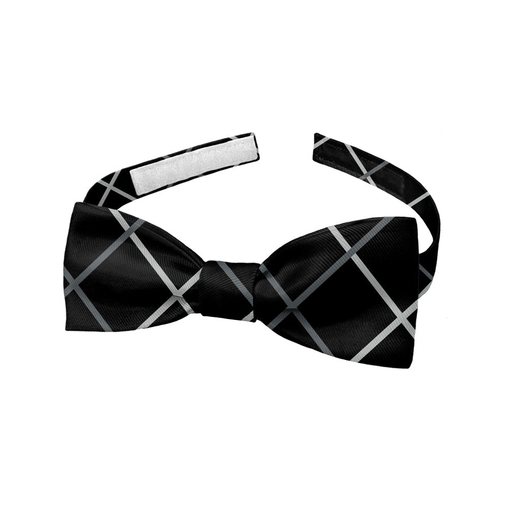 Windowpane Plaid Bow Tie - Baby Pre-Tied 9.5-12.5" -  - Knotty Tie Co.