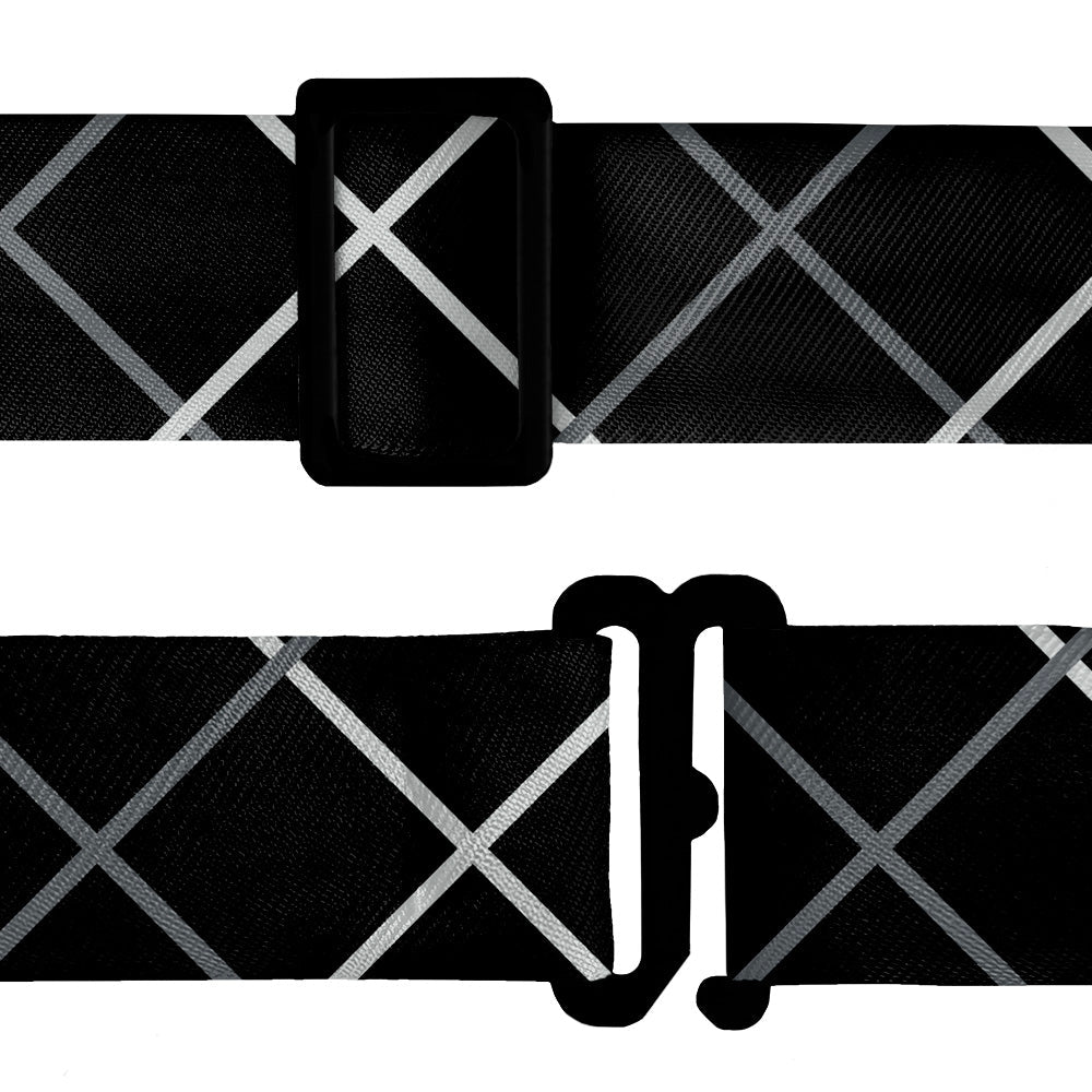 Windowpane Plaid Bow Tie - Bow Tie Hardware - Knotty Tie Co.