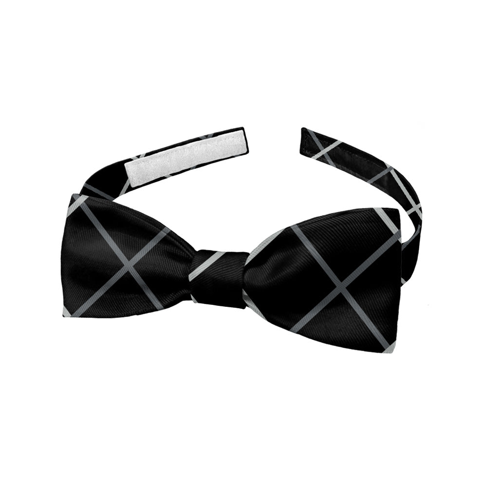 Windowpane Plaid Bow Tie - Baby Bow Tie - Knotty Tie Co.