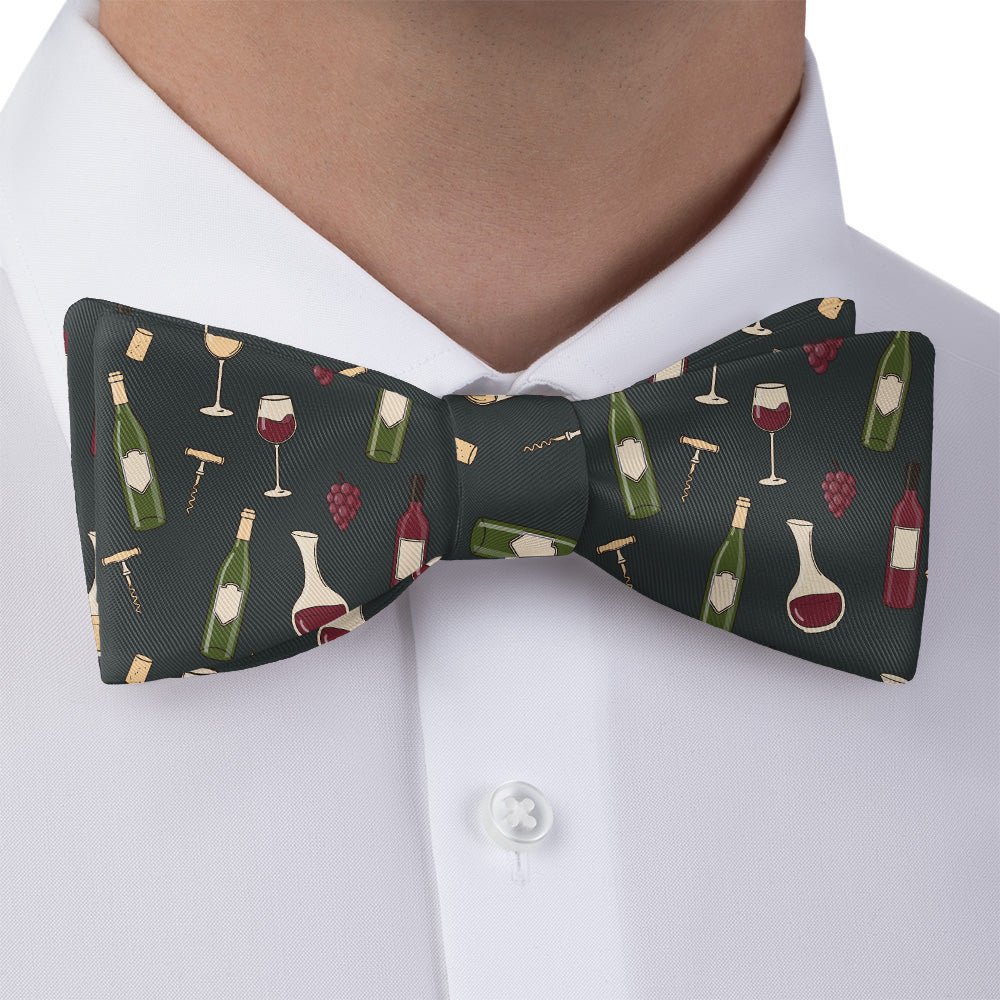 Wine Bow Tie - Bow Tie with Dress Shirt - Knotty Tie Co.