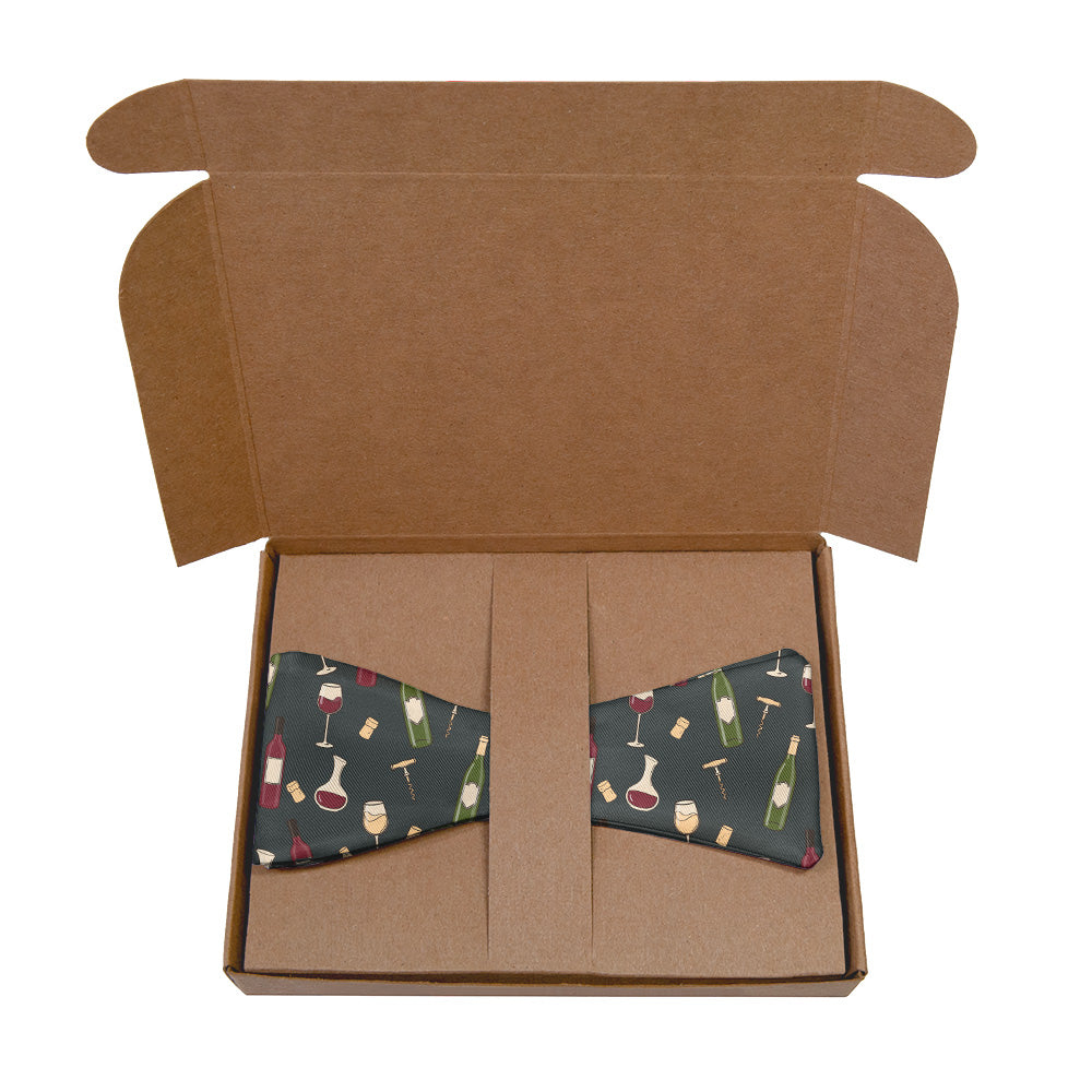 Wine Bow Tie - Kraft Gift Box Packaging - Knotty Tie Co.