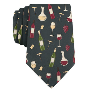 Wine Necktie - Rolled - Knotty Tie Co.