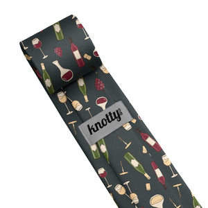 Wine Necktie - Tag - Knotty Tie Co.