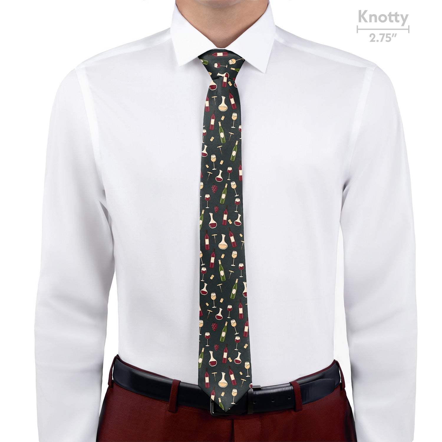 Wine Necktie - Knotty - Knotty Tie Co.