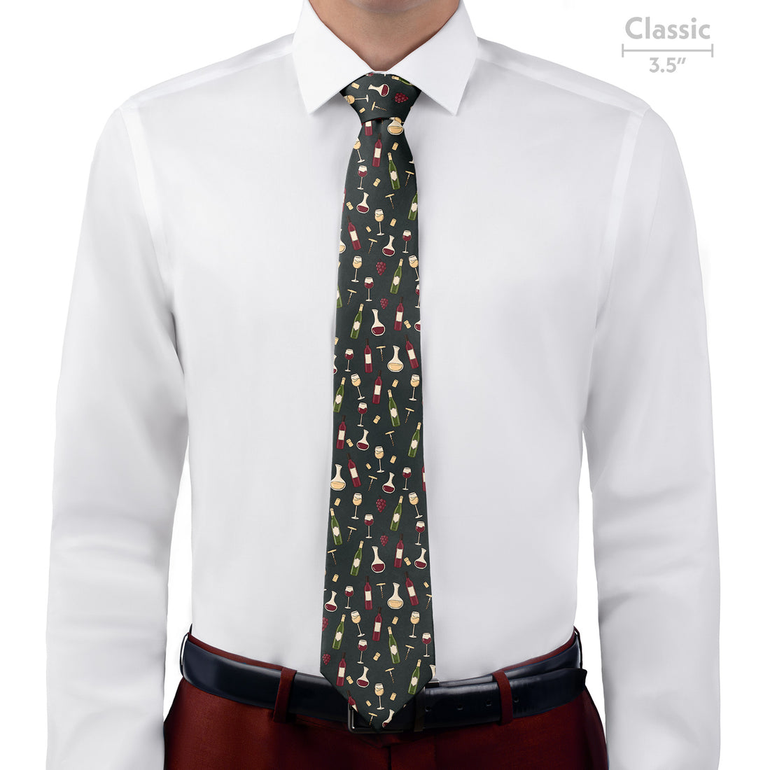 Wine Necktie - Classic  - Knotty Tie Co.