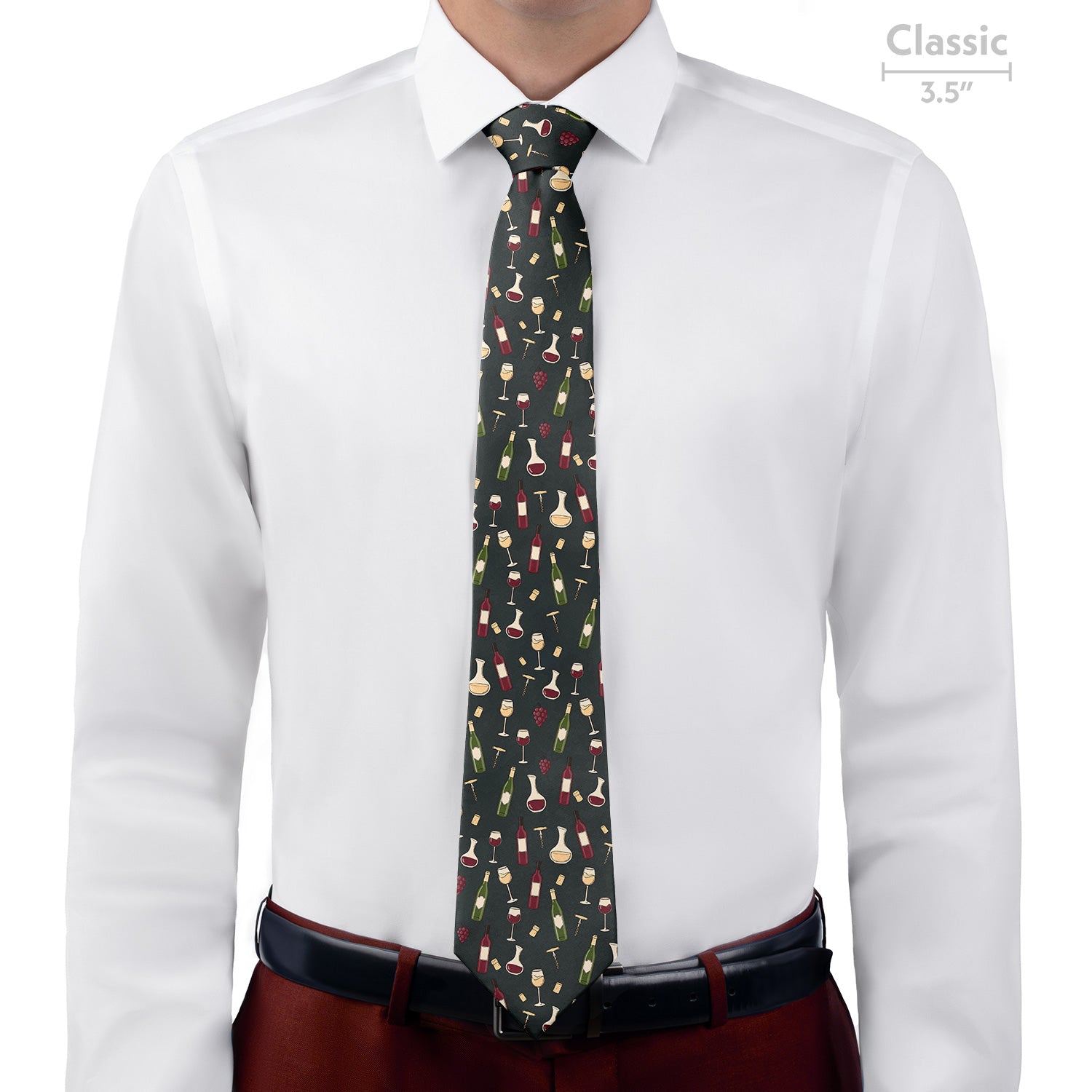 Wine Necktie - Classic  - Knotty Tie Co.