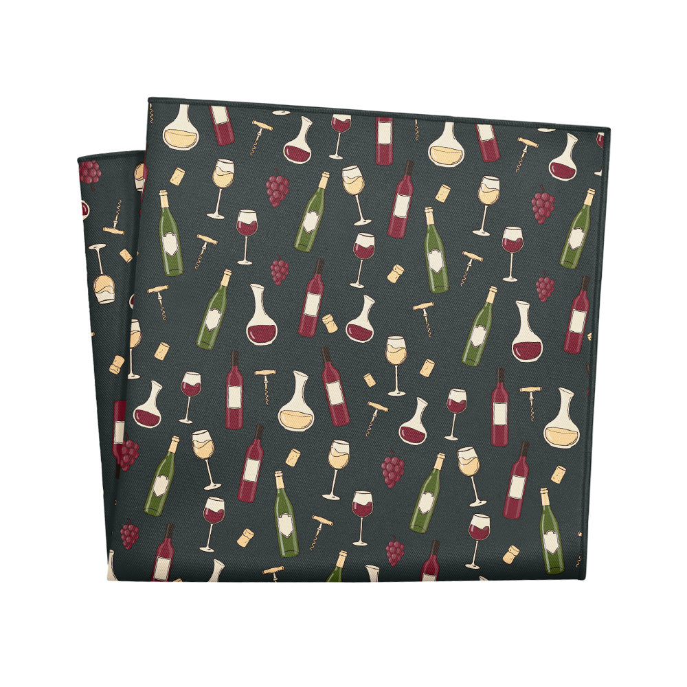 Wine Pocket Square - 12" Square - Knotty Tie Co.