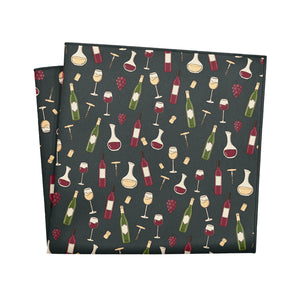 Wine Pocket Square - 12" Square - Knotty Tie Co.