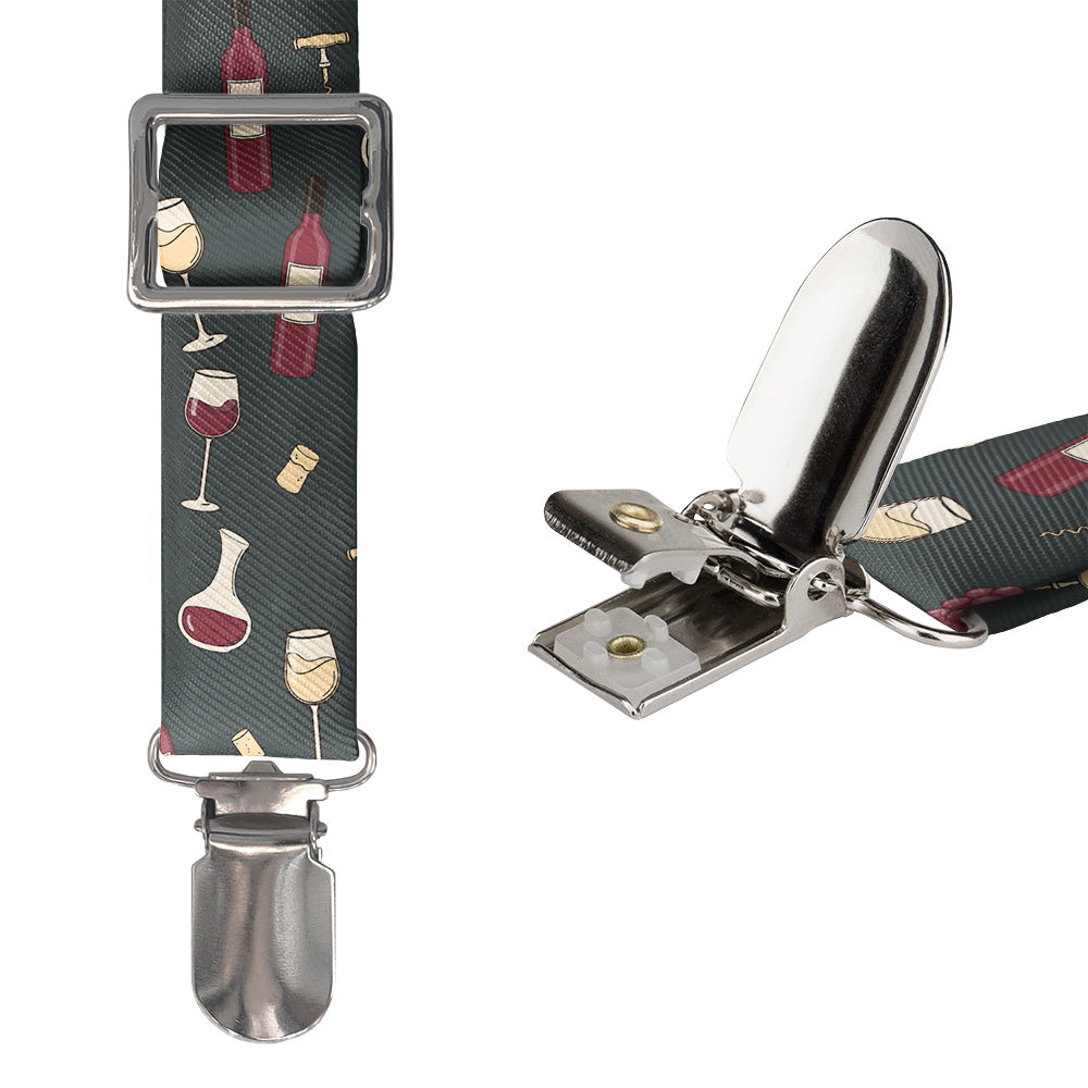 Wine Suspenders - Hardware and Strap - Knotty Tie Co.