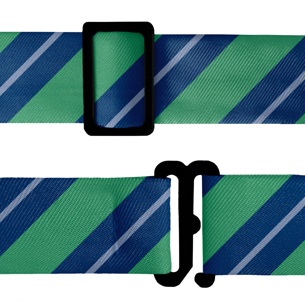 Winthorpe Stripe Bow Tie - Bow Tie Hardware - Knotty Tie Co.