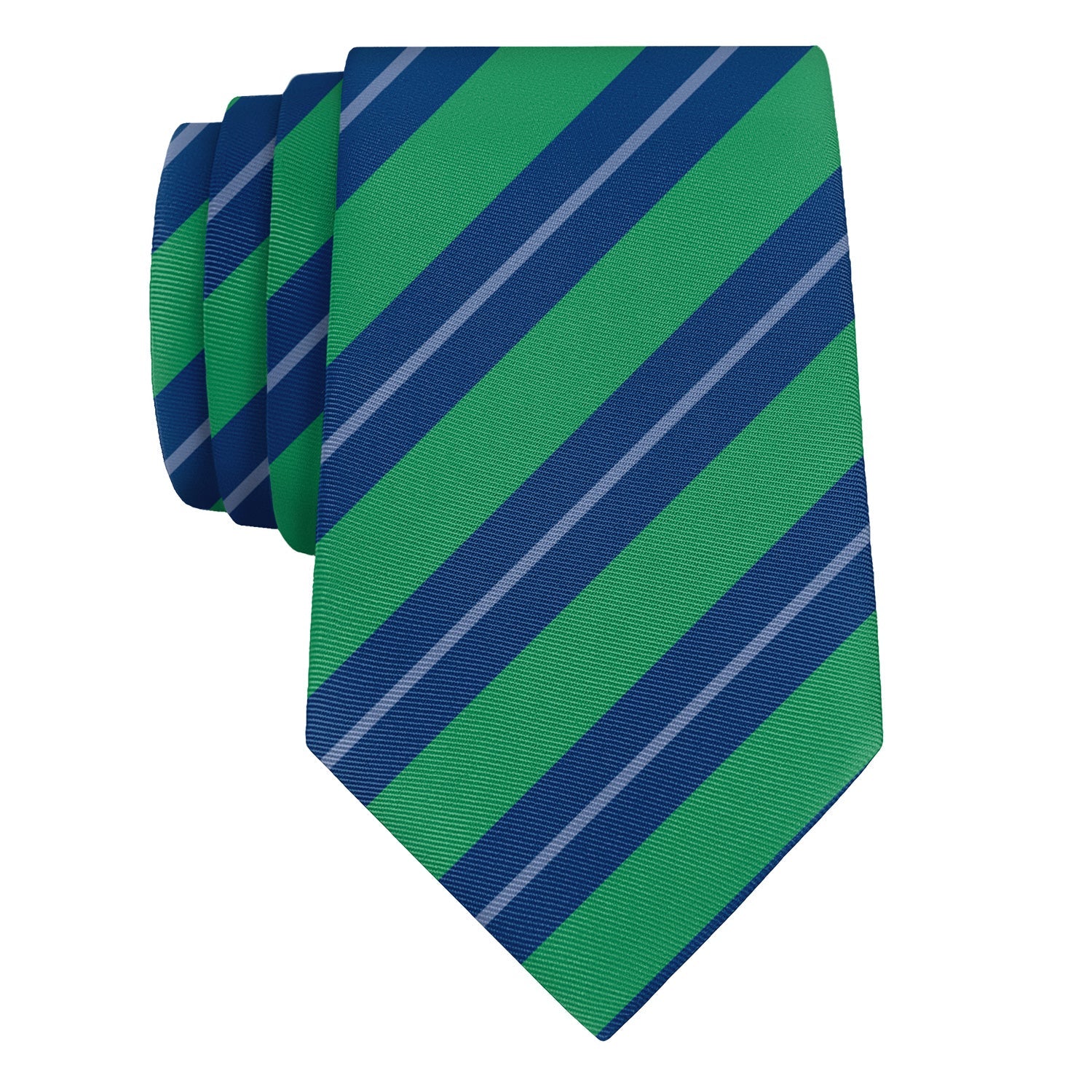 Winthorpe Stripe Necktie - Rolled - Knotty Tie Co.