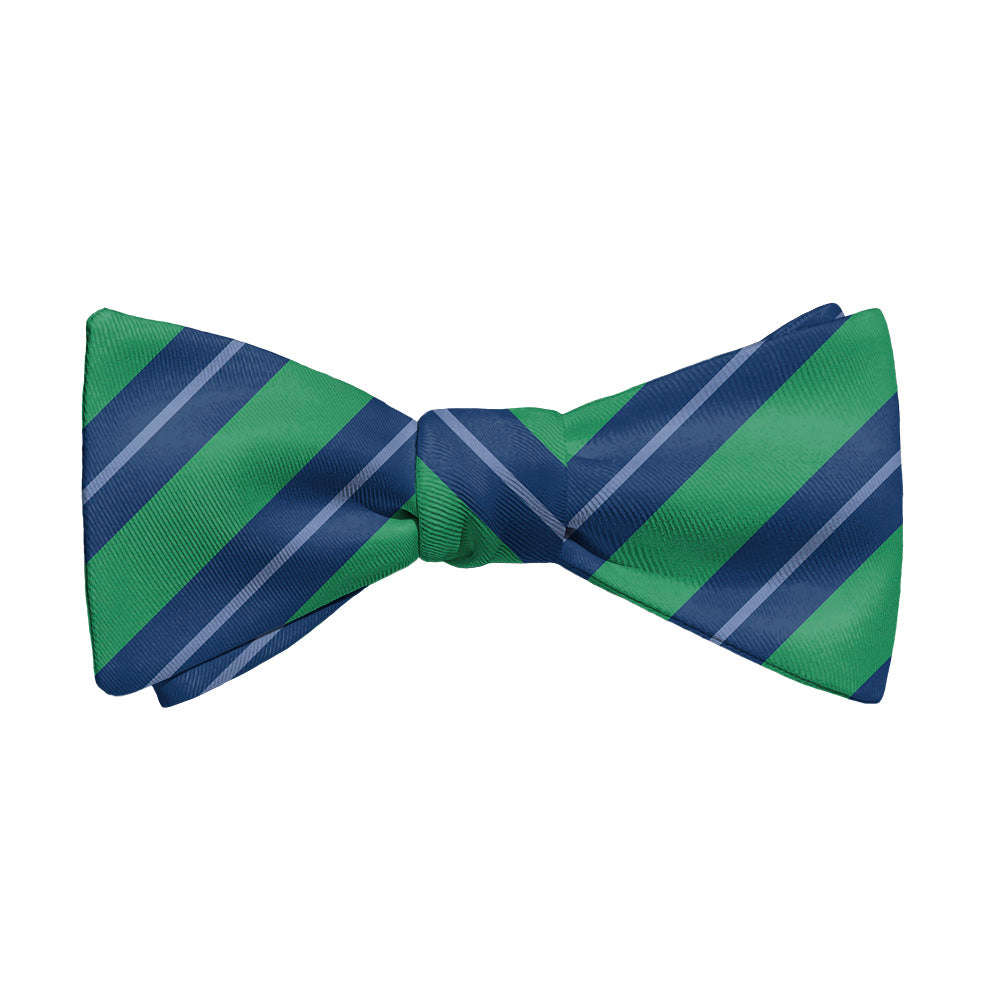 Winthorpe Stripe Bow Tie - Adult Standard Self-Tie 14-18" -  - Knotty Tie Co.