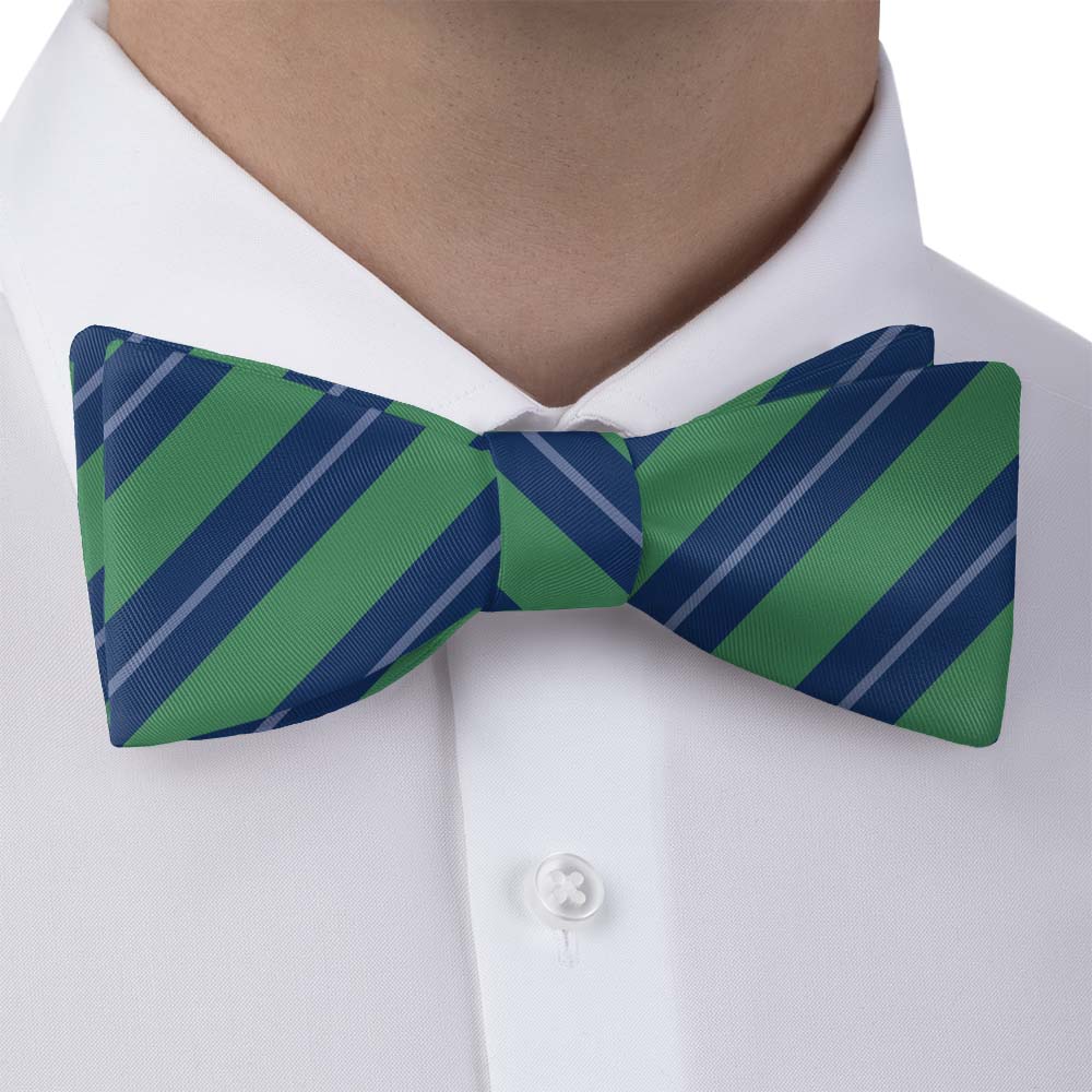 Winthorpe Stripe Bow Tie - Bow Tie with Dress Shirt - Knotty Tie Co.