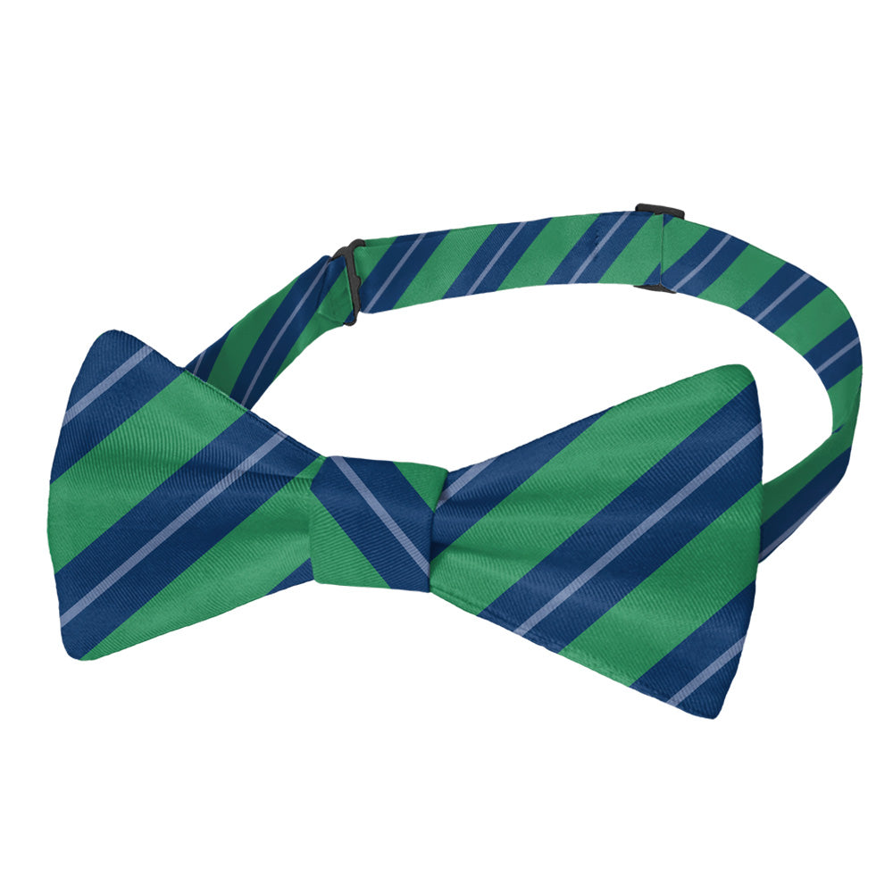 Winthorpe Stripe Bow Tie - Pre-Tied Bow Tie - Knotty Tie Co.