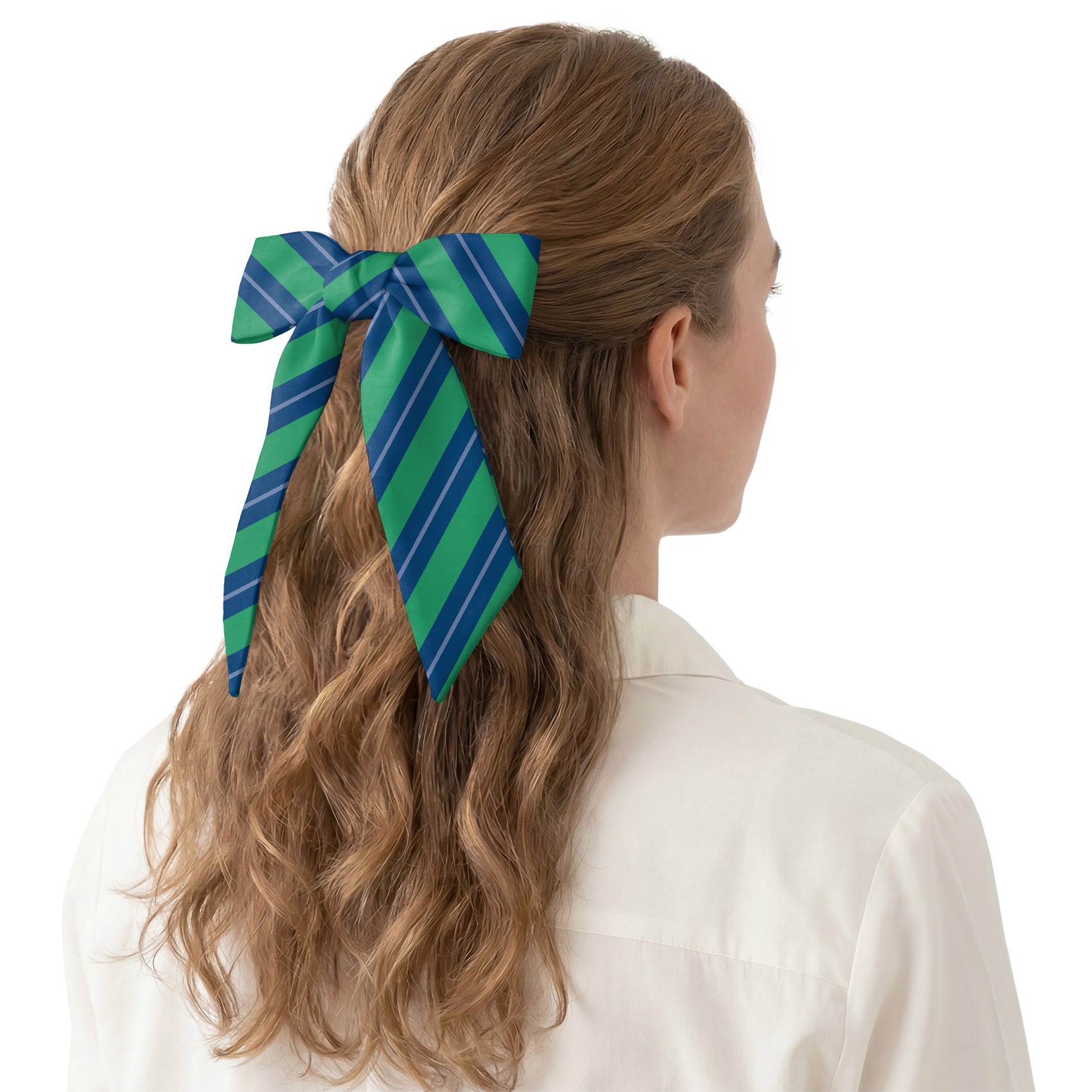 Winthorpe Stripe Hair Scarf - Hair Scarf - Knotty Tie Co.