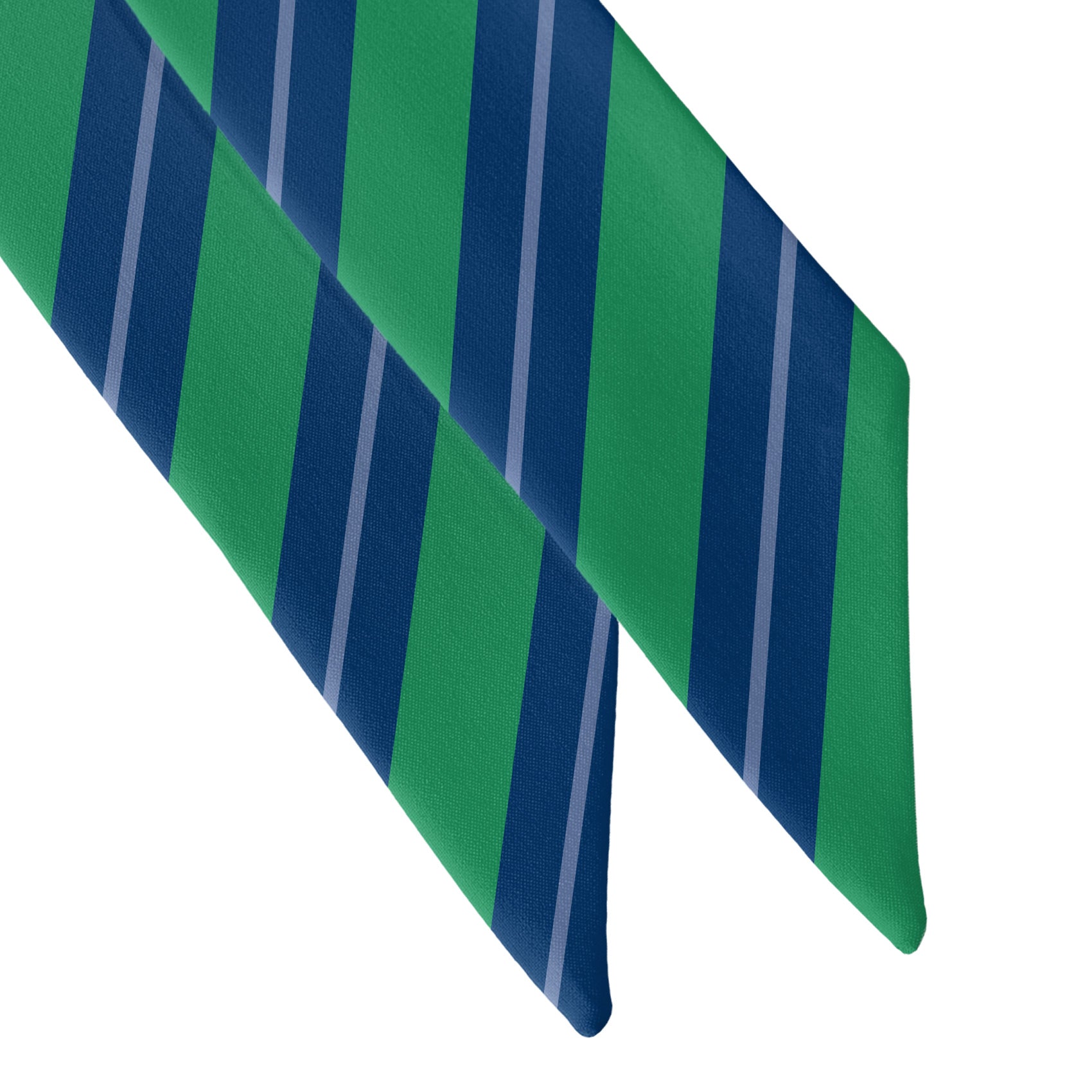 Winthorpe Stripe Hair Scarf - Scarf Tapered Ends - Knotty Tie Co.