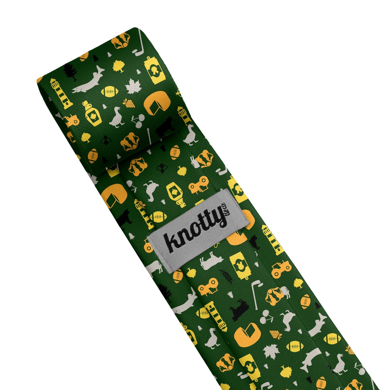 Wisconsin State Heritage Necktie - Tag - Knotty Tie Co.