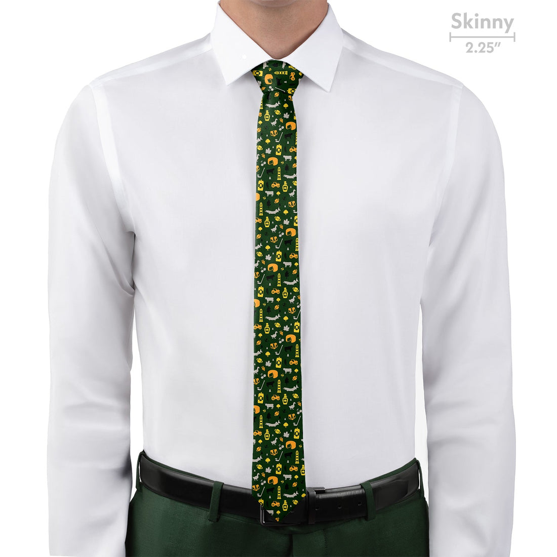 Wisconsin State Heritage Necktie - Skinny - Knotty Tie Co.