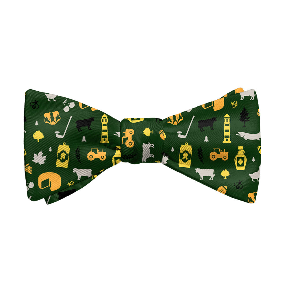 Wisconsin State Heritage Bow Tie - Adult Standard Self-Tie 14-18" -  - Knotty Tie Co.