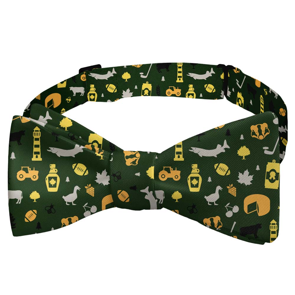 Wisconsin State Heritage Bow Tie - Self Tie Bow Tie - Knotty Tie Co.