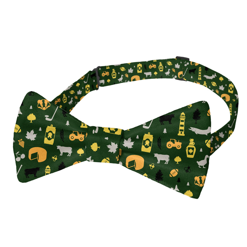 Wisconsin State Heritage Bow Tie - Pre-Tied Bow Tie - Knotty Tie Co.