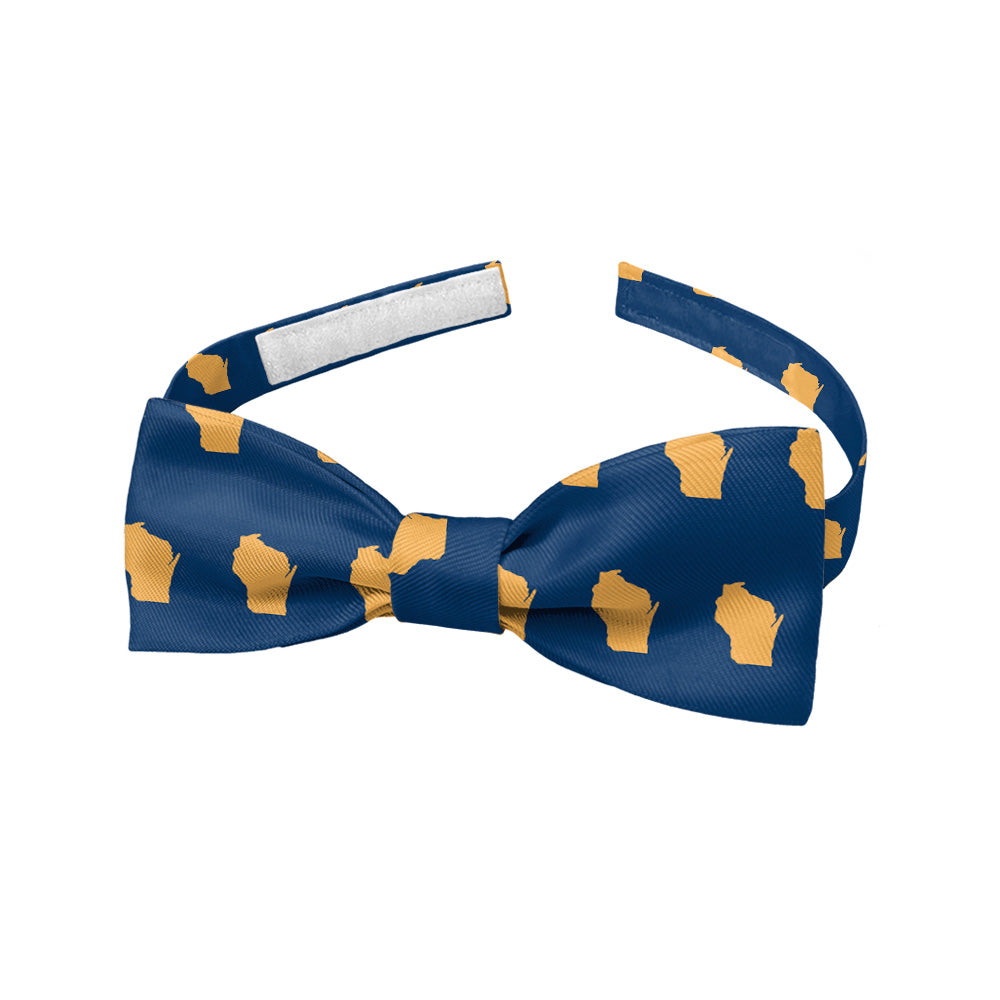 Wisconsin State Outline Bow Tie - Baby Bow Tie - Knotty Tie Co.