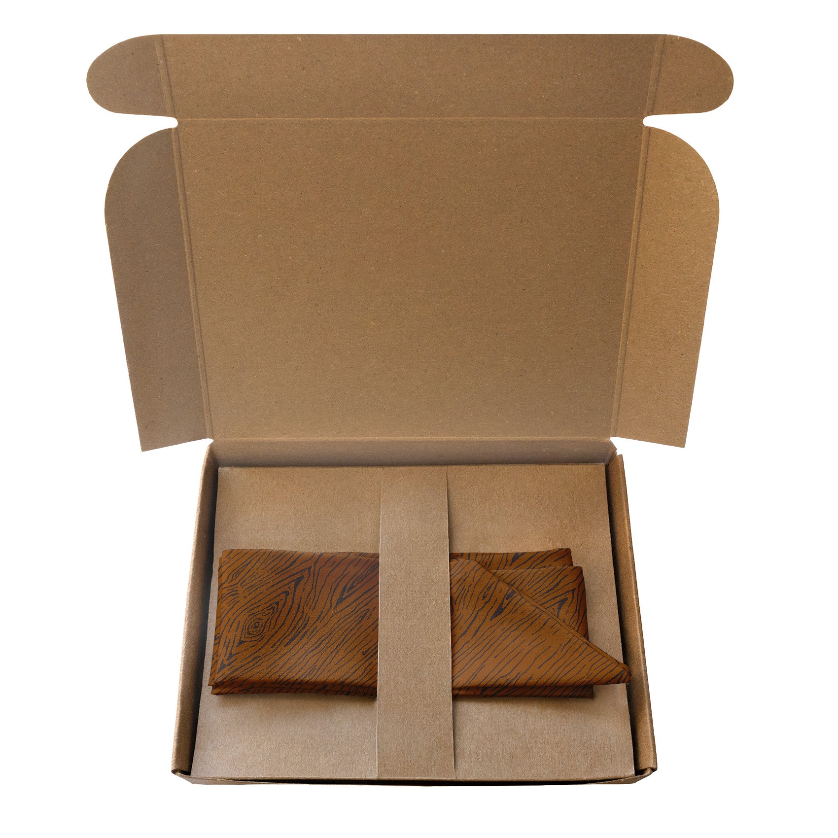 Woodgrain Hair Scarf - Packaging - Knotty Tie Co.