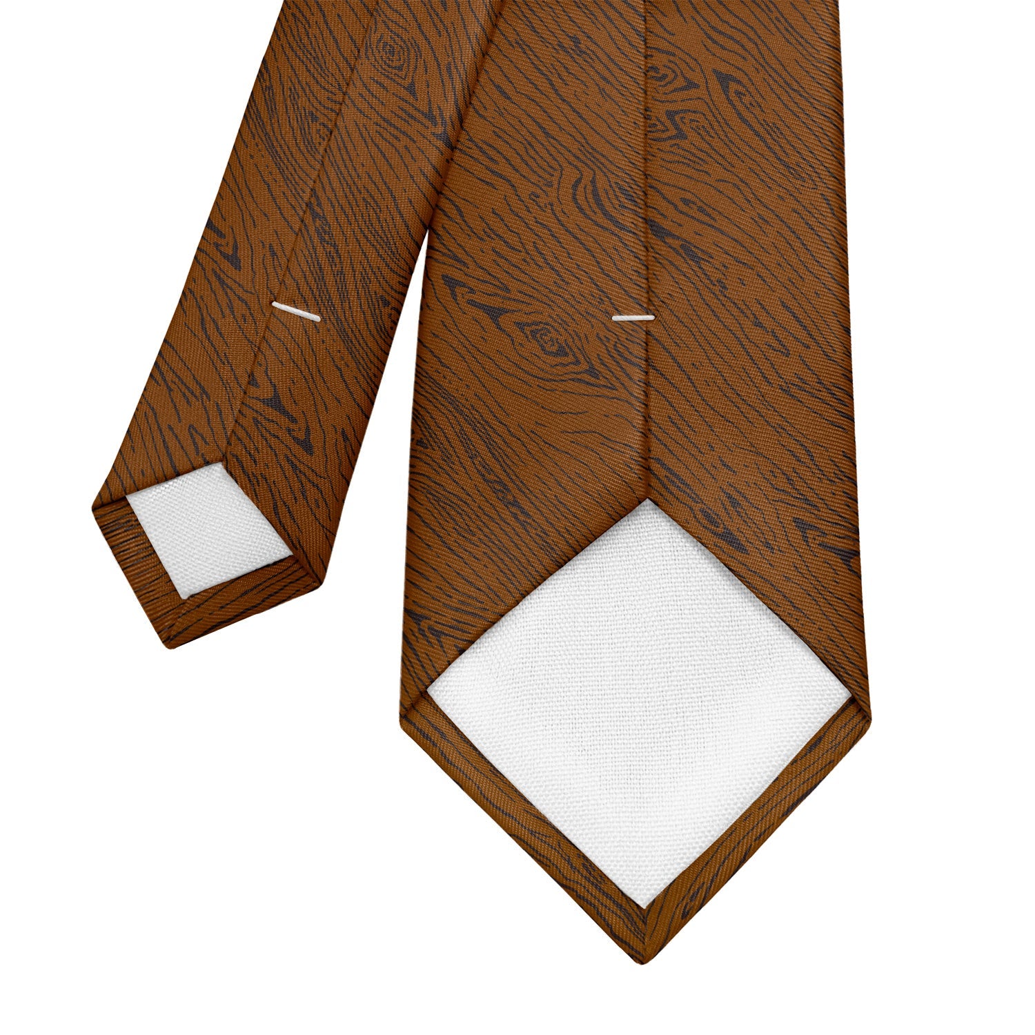 Woodgrain Necktie - Tipping - Knotty Tie Co.