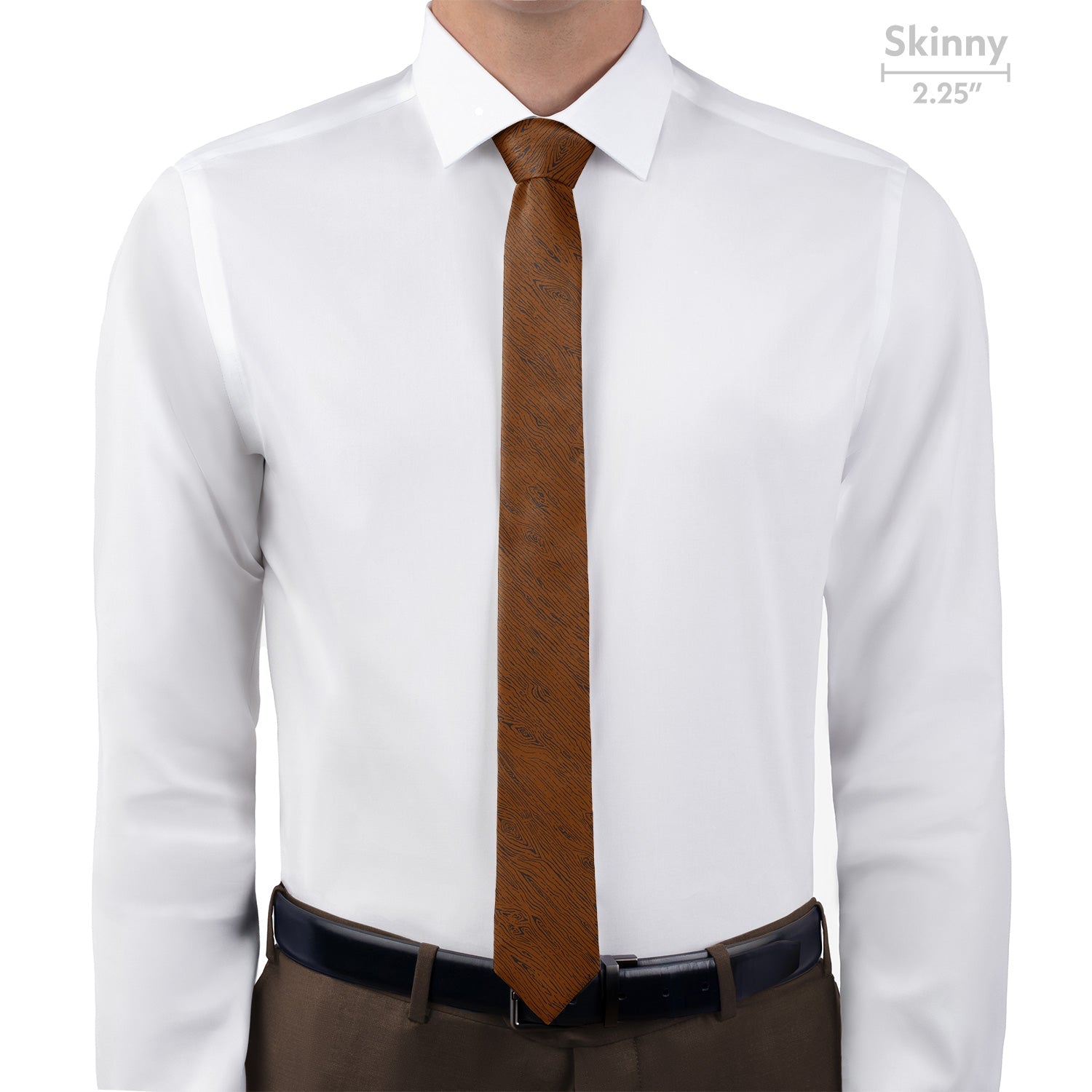 Woodgrain Necktie - Skinny - Knotty Tie Co.