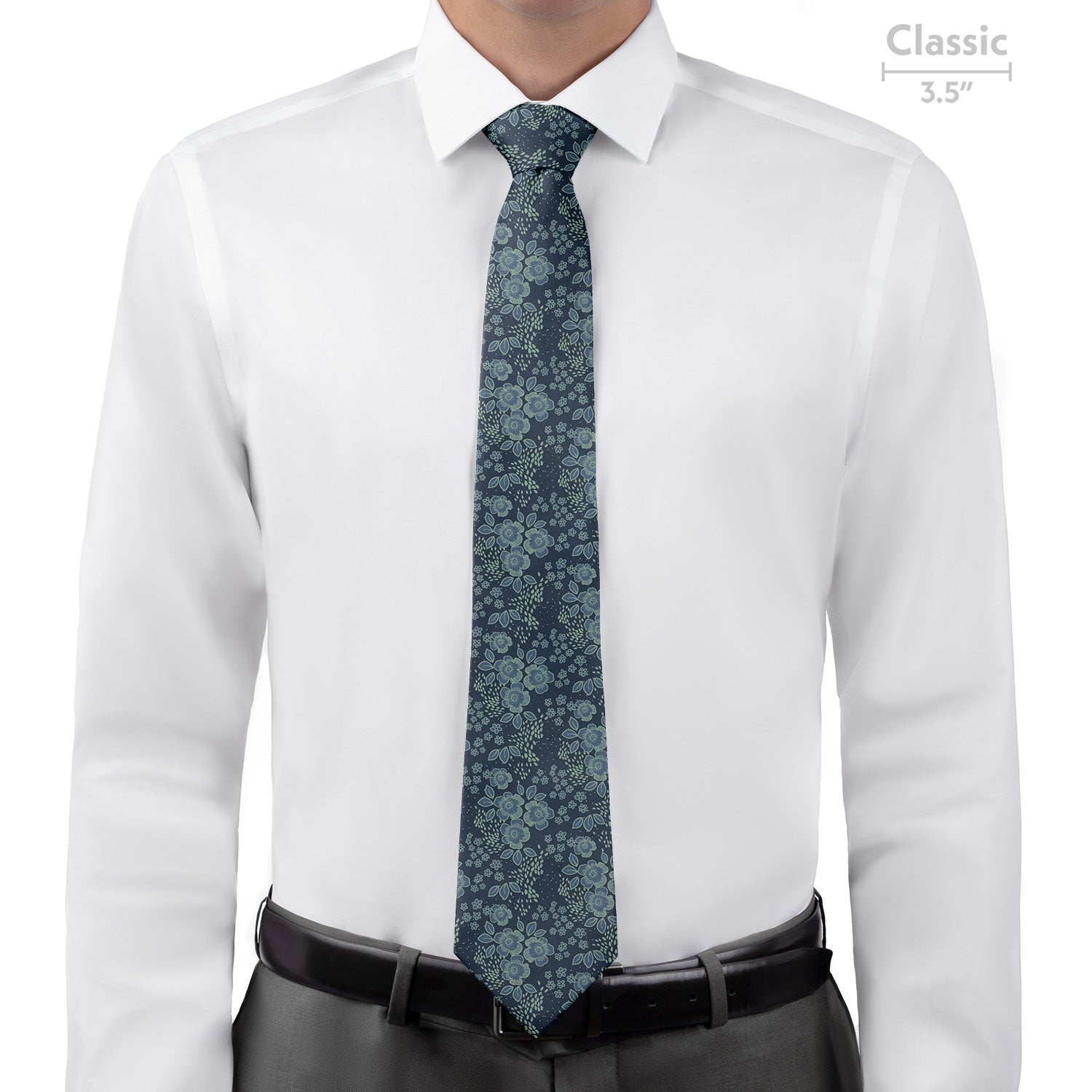 Woodland Floral Necktie - Classic - Knotty Tie Co.