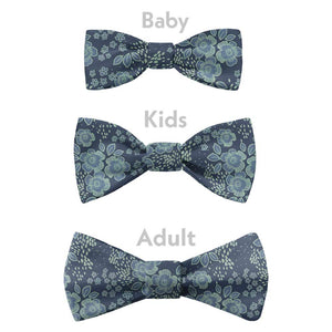Woodland Floral Bow Tie - Bow Sizes - Knotty Tie Co.