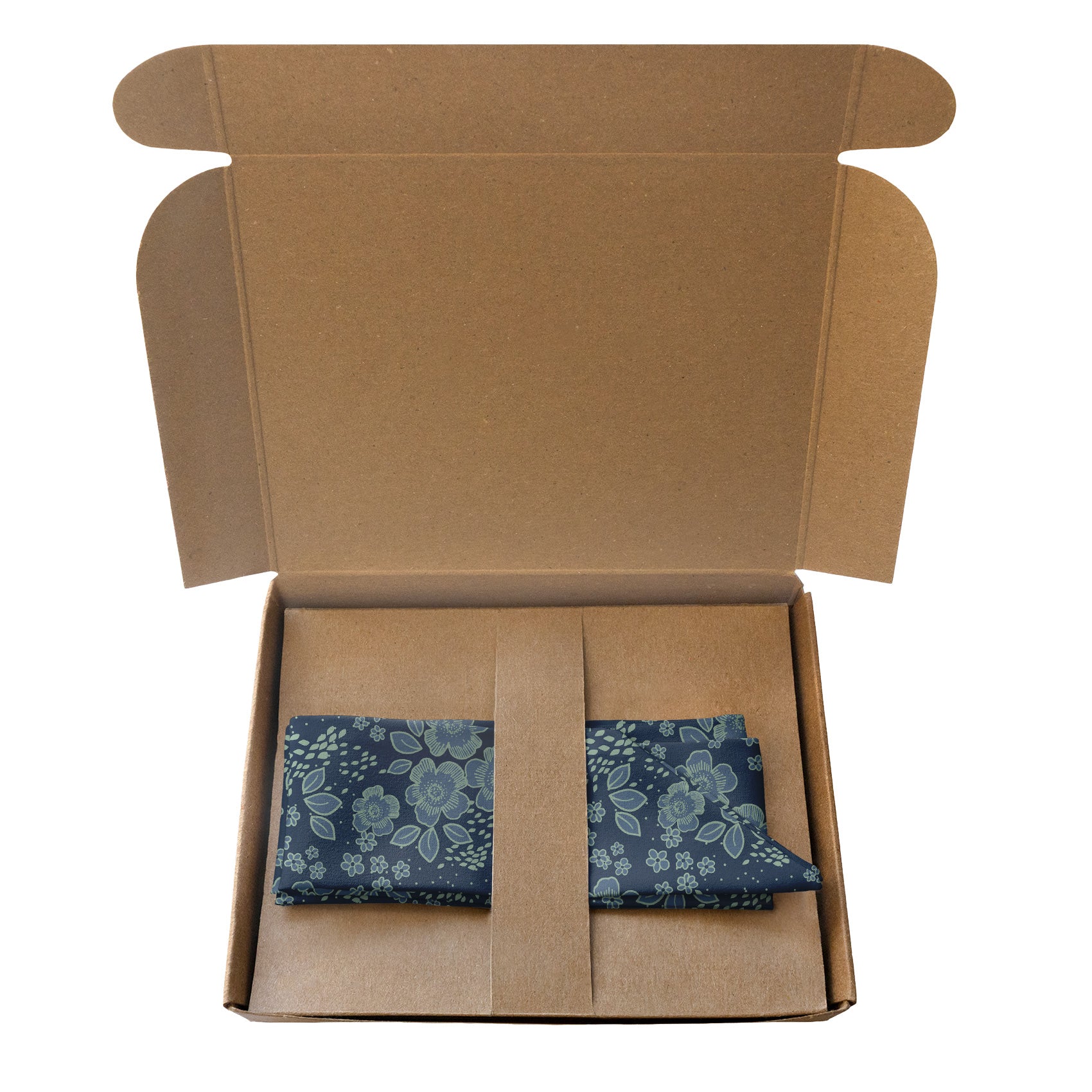 Woodland Floral Hair Scarf - Packaging - Knotty Tie Co.