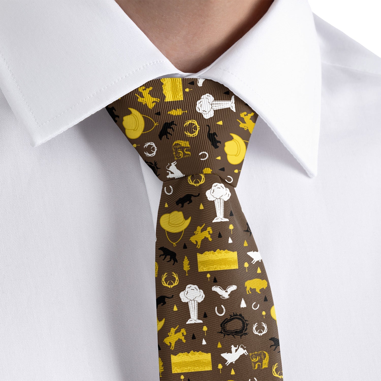 Wyoming State Heritage Necktie - Dress Shirt - Knotty Tie Co.