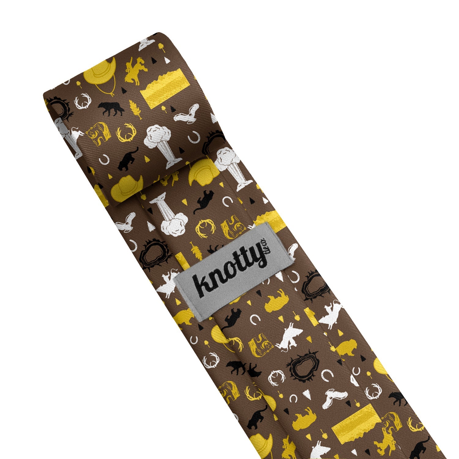 Wyoming State Heritage Necktie - Tag - Knotty Tie Co.