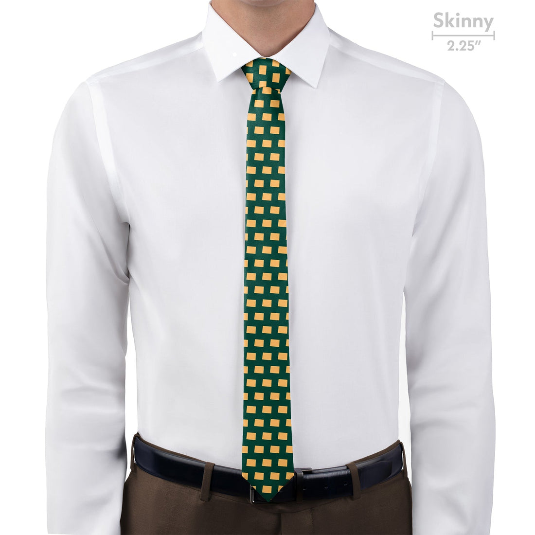 Wyoming State Outline Necktie - Skinny - Knotty Tie Co.