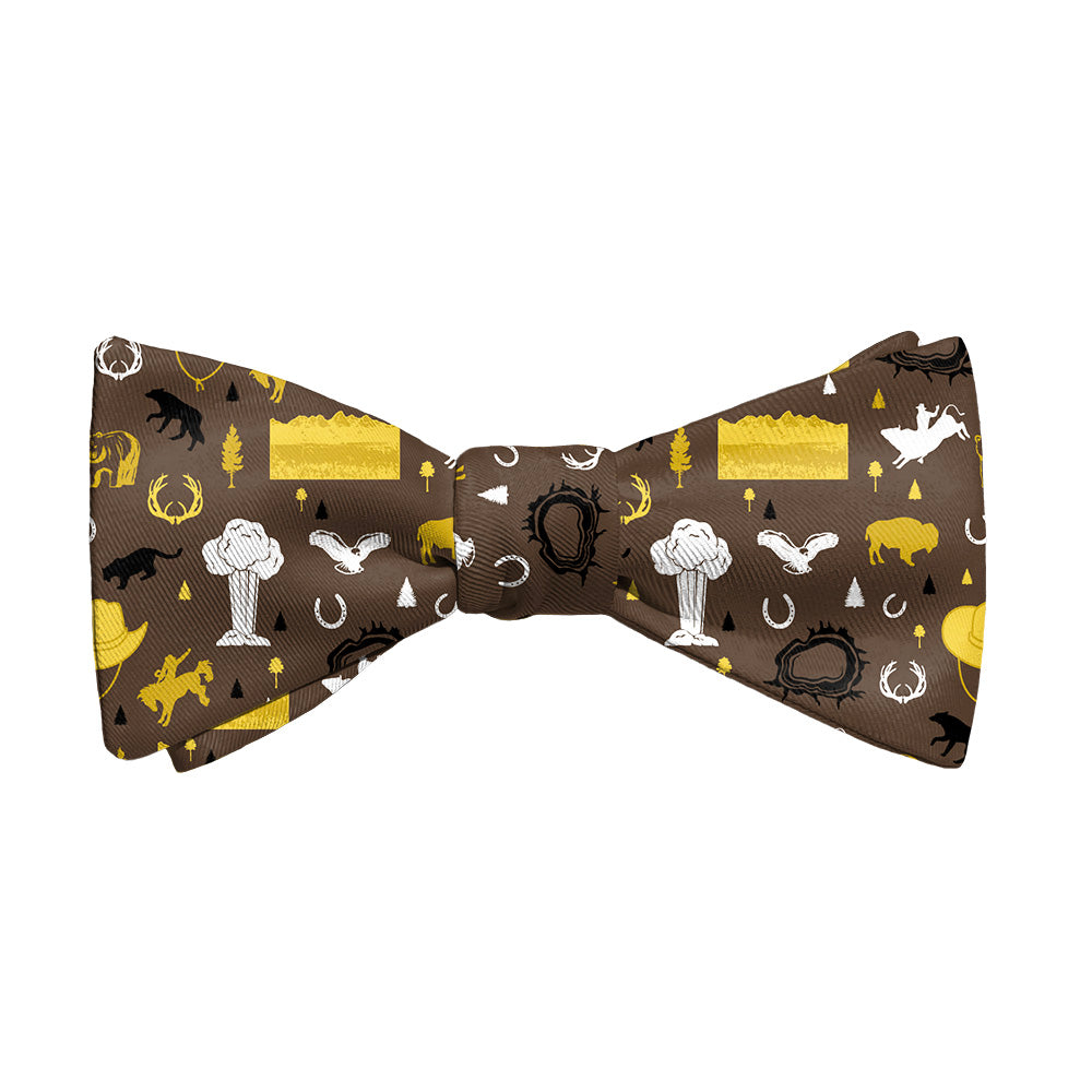 Wyoming State Heritage Bow Tie - Adult Standard Self-Tie 14-18" -  - Knotty Tie Co.