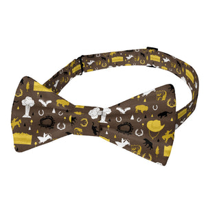 Wyoming State Heritage Bow Tie - Adult Pre-Tied 12-22" -  - Knotty Tie Co.