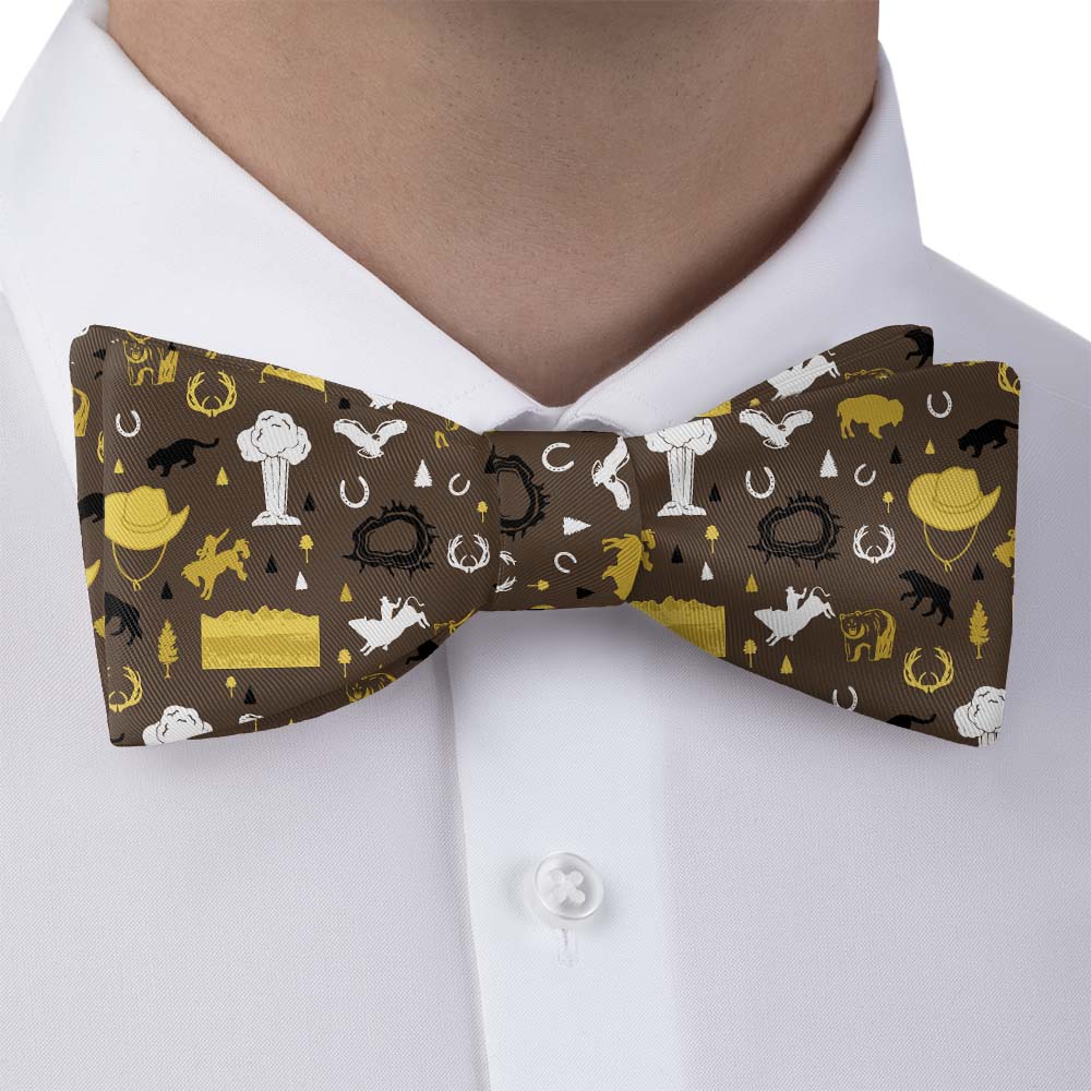 Wyoming State Heritage Bow Tie - Bow Tie with Dress Shirt - Knotty Tie Co.