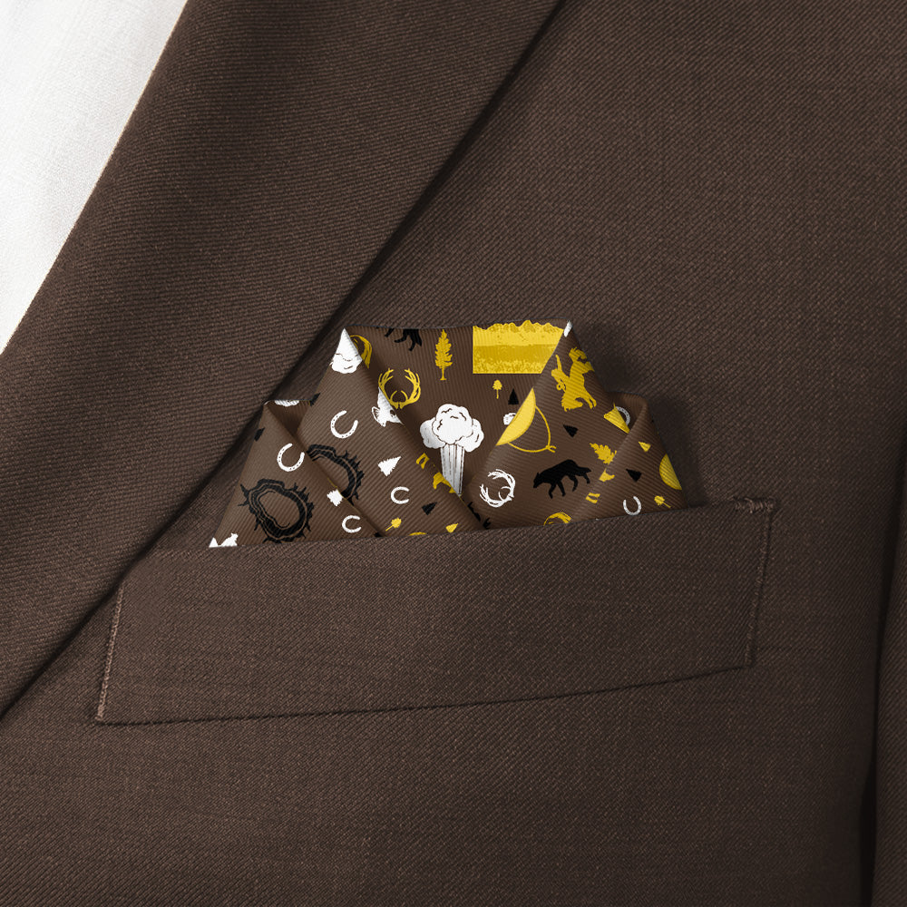 Wyoming State Heritage Pocket Square - Scalloped Fold - Knotty Tie Co.