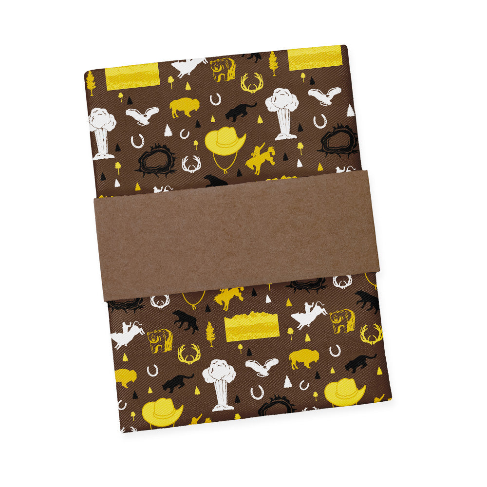 Wyoming State Heritage Pocket Square - Packaging - Knotty Tie Co.