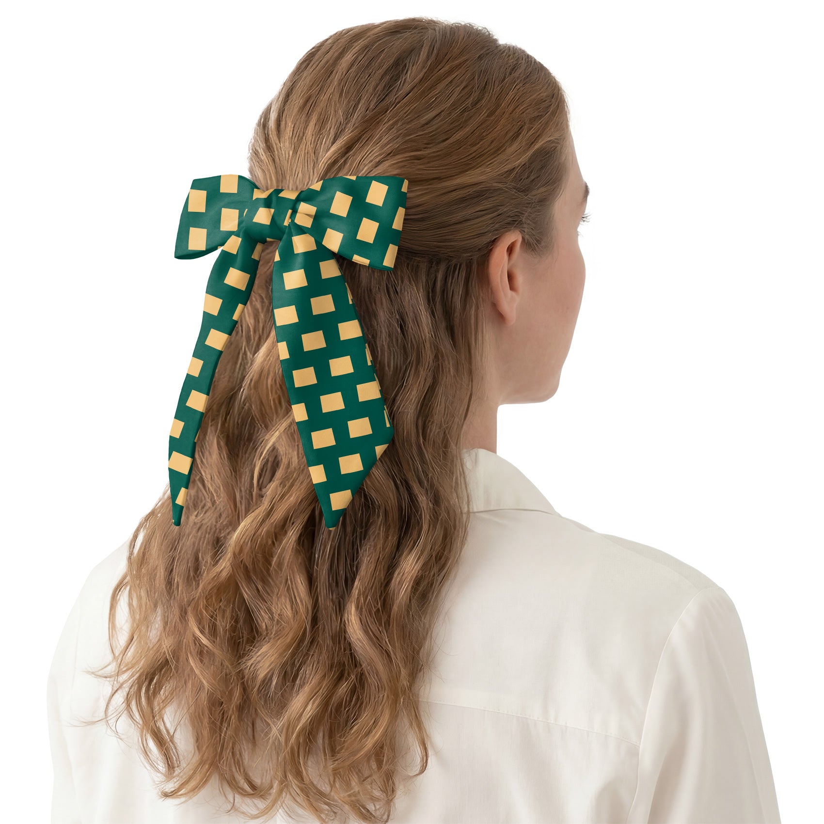 Wyoming State Outline Hair Scarf - Hair Scarf - Knotty Tie Co.
