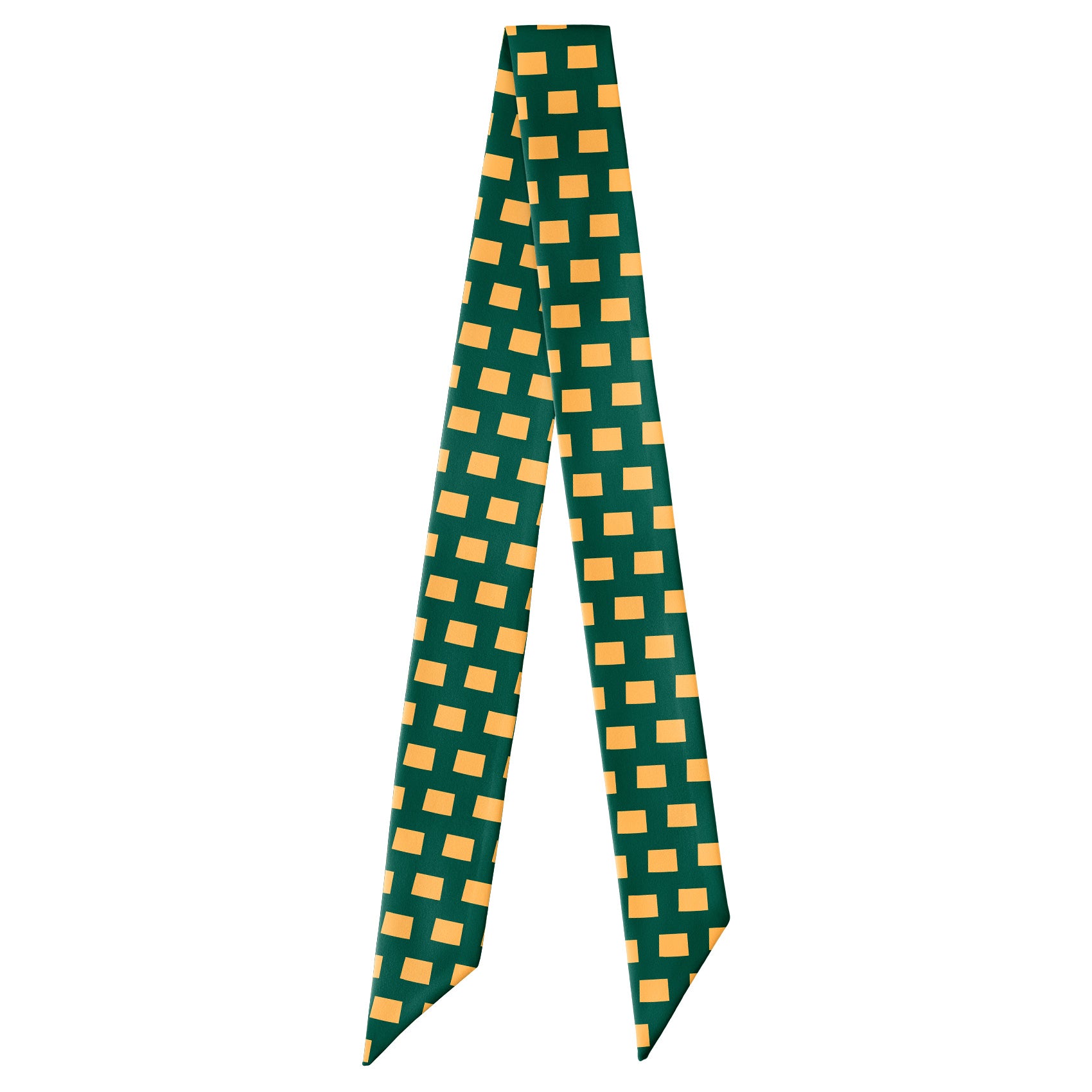 Wyoming State Outline Hair Scarf - Full View of Hair Scarf - Knotty Tie Co.
