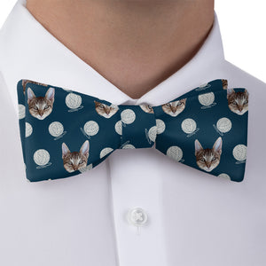 Yarn Photo Bow Tie - Bow Tie with Dress Shirt - Knotty Tie Co.